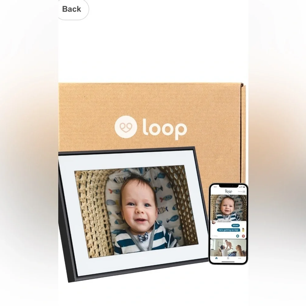 Loop digital picture frame